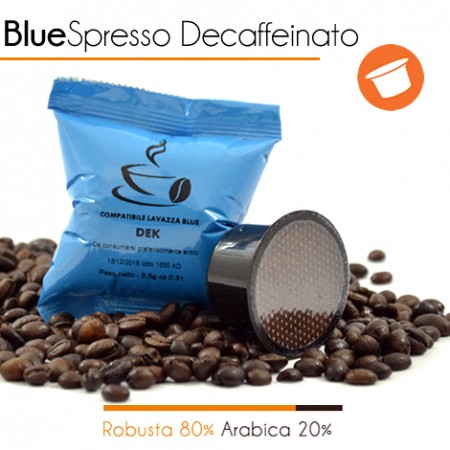 100 Capsule Compatibili Lavazza Blue DECAFFEINATO