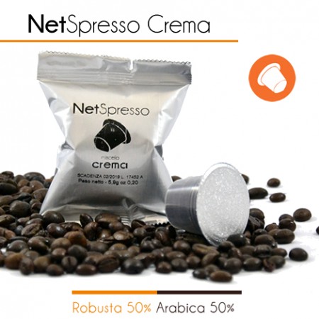 100 Capsule Compatibili Nespresso CREMA