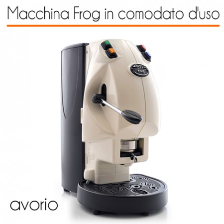 Macchina caffè FROG AVORIO in comodato d'uso con 600 cialde