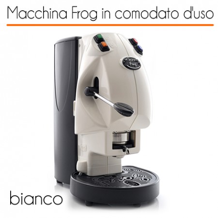 Macchina caffè FROG BIANCO in comodato d'uso con 600 cialde