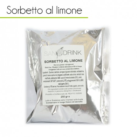 Sorbetto al limone solubile