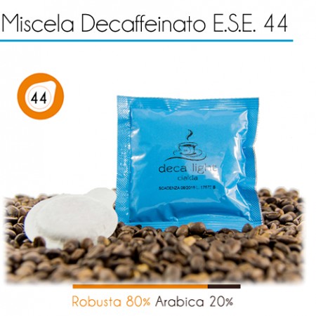 150 Cialde Miscela E.S.E. DECA LIGHT