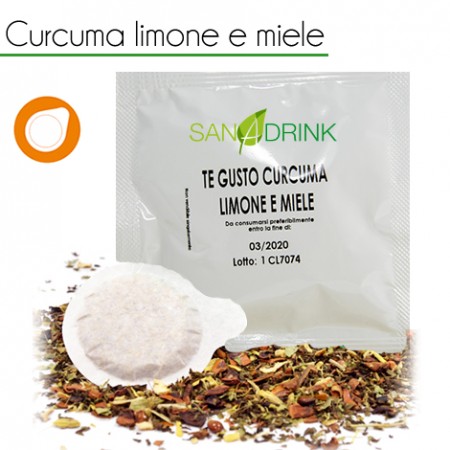 50 Tisane Cialda TE CURCUMA LIMONE E MIELE