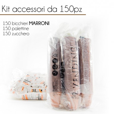 KIT Accessori da 150 pz - MARRONI