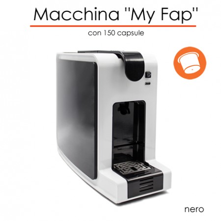 Macchina MyFap NERO con 150 capsule