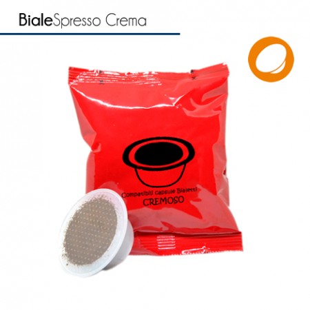 100 Capsule Compatibili Bialetti CREMA