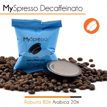 100 Capsule Compatibili A Modo Mio DECAFFEINATO