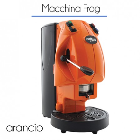 Macchina Frog Ø 44 mm di proprietà ARANCIO con 150 cialde E.S.E.