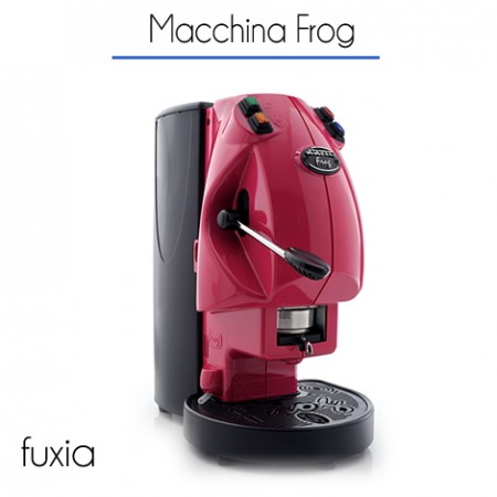 Macchina Frog Ø 44 mm di proprietà FUXIA con 150 cialde E.S.E.