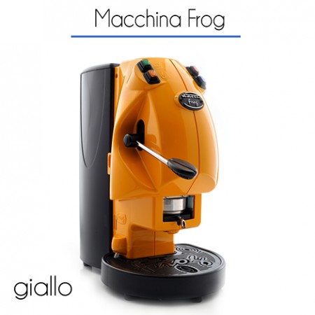 Macchina Frog Ø 44 mm di proprietà GIALLO con 150 cialde E.S.E.