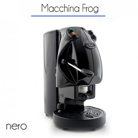 Macchina Frog Ø 44 mm di proprietà NERO con 150 cialde E.S.E.