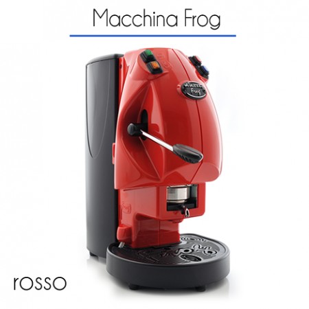 Macchina Frog Ø 44 mm di proprietà ROSSO con 150 cialde E.S.E.