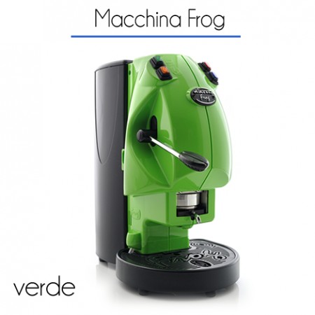 Macchina Frog Ø 44 mm di proprietà VERDE con 150 cialde E.S.E.