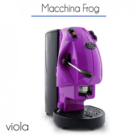 Macchina Frog Ø 44 mm di proprietà VIOLA con 150 cialde E.S.E.