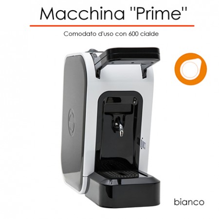 Macchina caffè PRIME BIANCO in comodato d'uso con 600 cialde