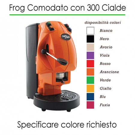 Macchina caffè FROG  in comodato d'uso con 300 cialde #