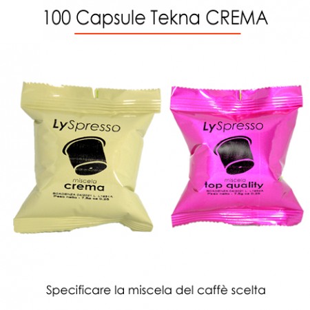 100 Capsule Tekna CREMA #