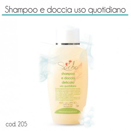 48330 Shampoo e doccia delicato olio di cocco e tiglio uso quotidiano