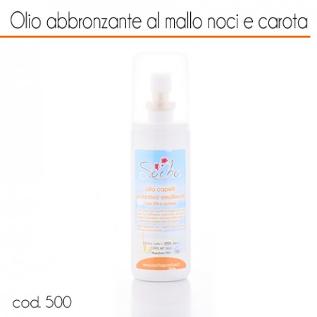 48436 Olio abbronzante al mallo noci e carota senza filtro solare