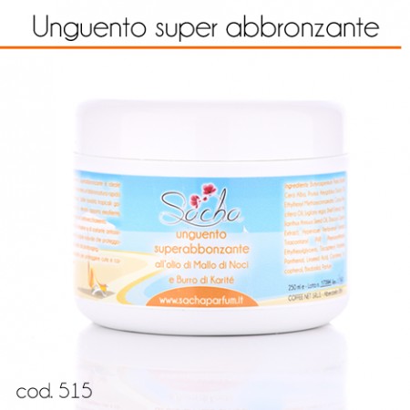 48438 Unguento superabbronzante all'olio di mallo di noci e burro di karitè SPF15