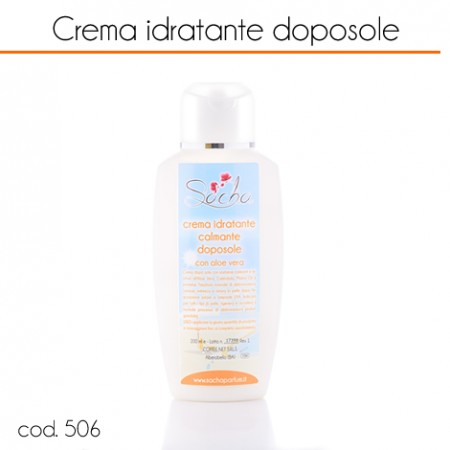 48450 Crema idratante doposole con aloe vera bio, cetriolo e malva